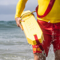 Lifesaver with a rescue tube